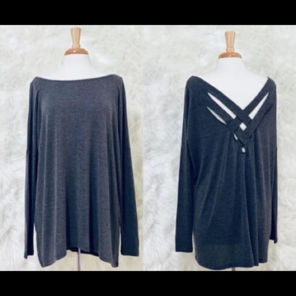 Gray Tunic Top
